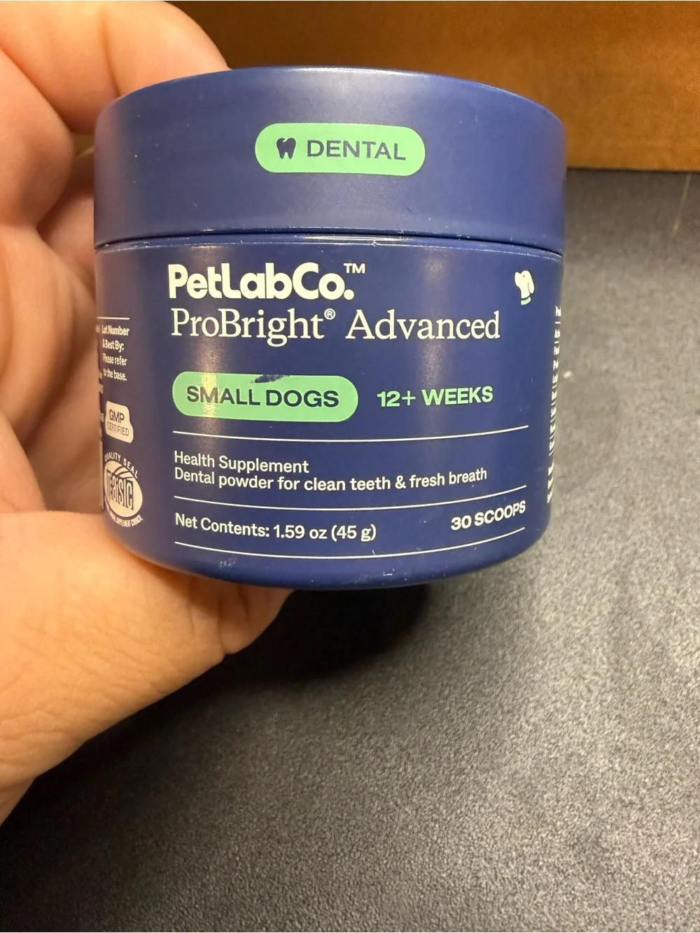 ProBright Advanced Dental Powder for Small Dogs - Blue